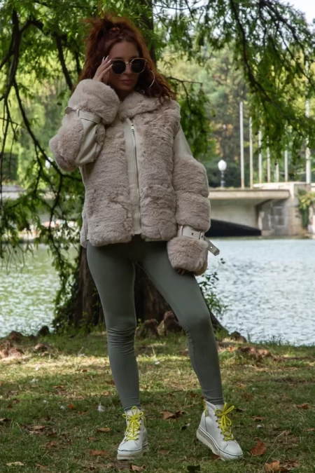 Frauenweste 21-28 Creme Mode