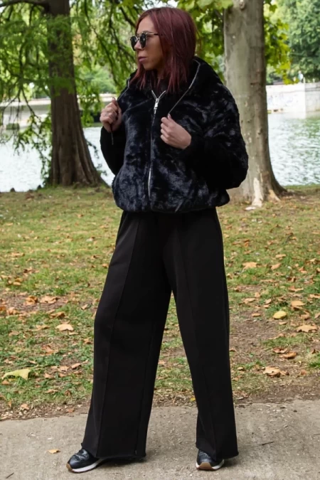 Frauenweste GSP7999-1 Schwarz | Macleria