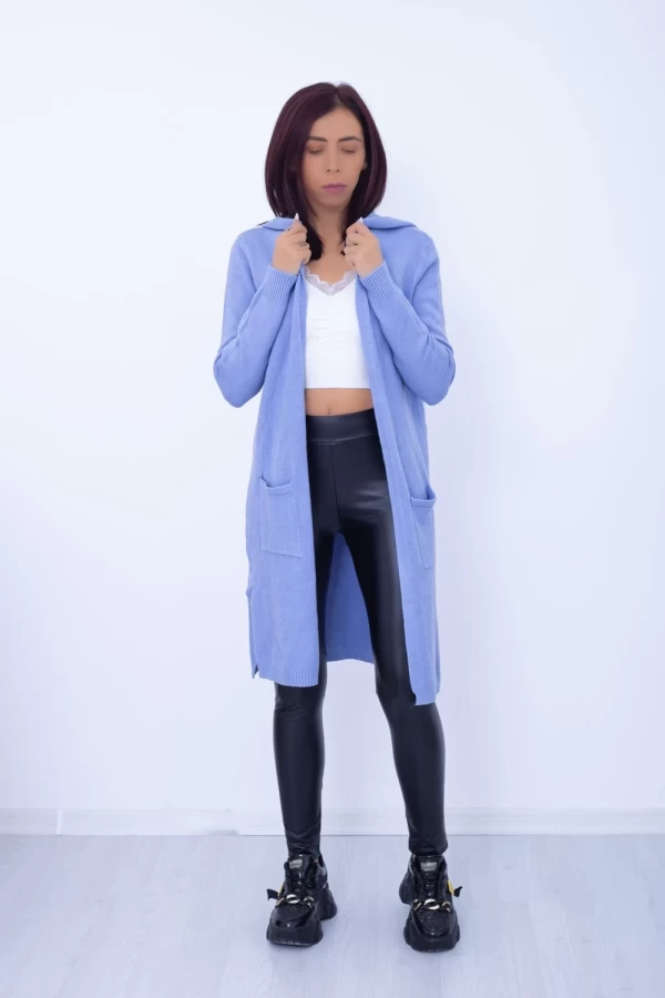Frauenjacke QF1886-1 Blau Mode