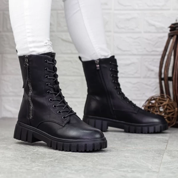 MX326 Schwarze Stiefel Mei
