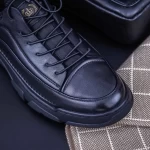 Herrenschuhe D218901-10 Schwarz | F.Gerardo