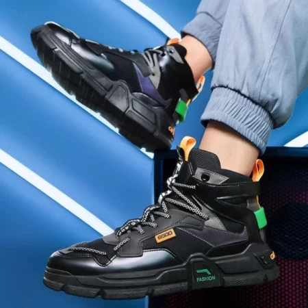 Herren CL46 Sportschuhe schwarz Mei
