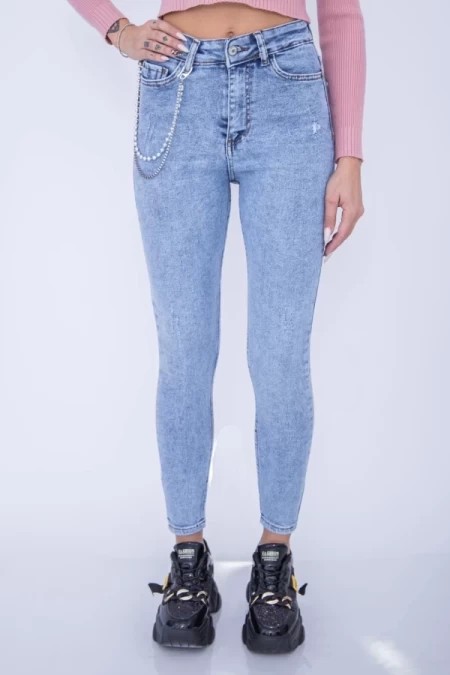 Frauen Jeans 50166 Blau Mode