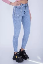 Frauen Jeans 50166 Blau Mode