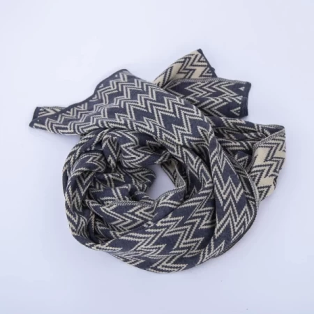Herren FL12 Grau-gelber Schal Mode