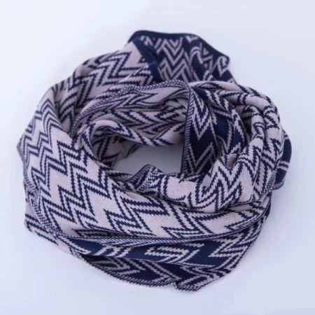 Herren FL12 Navy-Bege-Schal Mode
