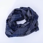 Herrenschal FL10 Navy-Grau Mode
