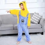 Einteilige Pyjama für Kinder Gala21-930 gelb-jasnononi Galasun