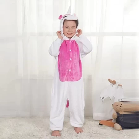 Einteiliger Pyjama für Kinder gala21-933 White | Galasun