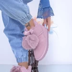 Frauen UG WL107 Lederstiefel rosa | Mei