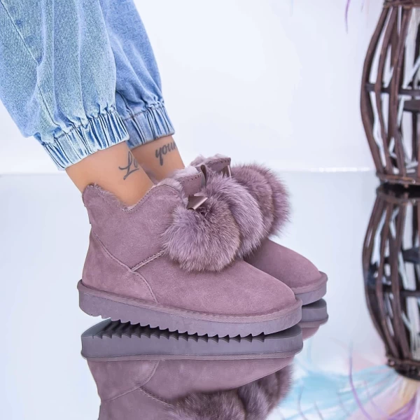 Damenlederstiefel UG WL107 Purple | Mei