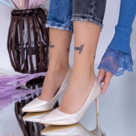 Dünne Absatzschuhe LLH65 Zloty | Mei