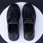Frauensportschuhe aus natürlichen Leder 90985s schwarz | F.Gerardo