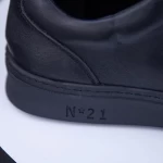 Frauensportschuhe aus natürlichen Leder 90985s schwarz | F.Gerardo