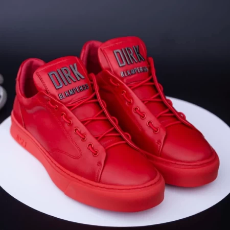 Frauen Sportschuhe aus natürlichen Leder 90985s Rot F.Gerardo