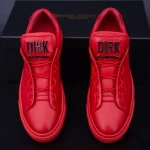 Frauen Sportschuhe aus natürlichen Leder 90985s Rot F.Gerardo
