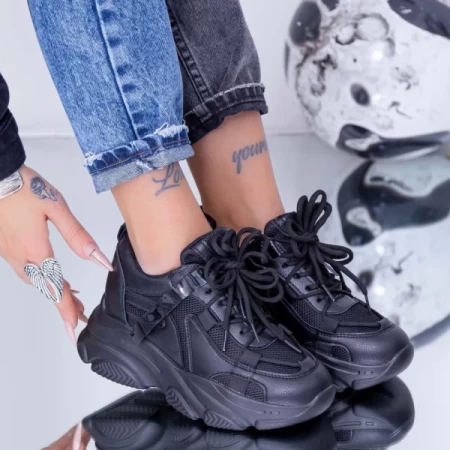 Sportschuhe auf der WL165 -Plattform schwarz | Mei