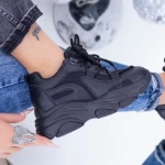 Sportschuhe auf der WL165 -Plattform schwarz | Mei