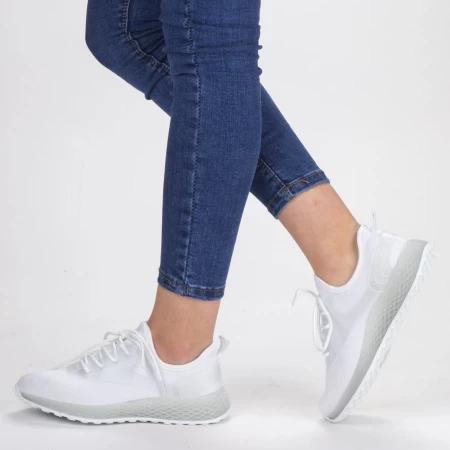 Frauen YKQ62 Weiße Sportschuhe Mei