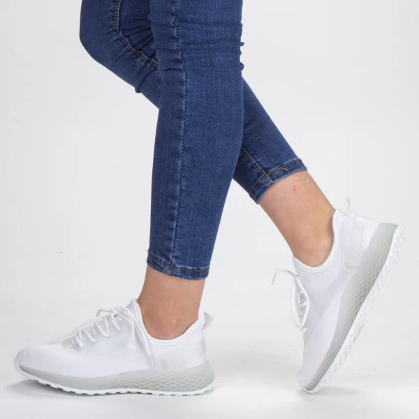 Frauen YKQ62 Weiße Sportschuhe Mei