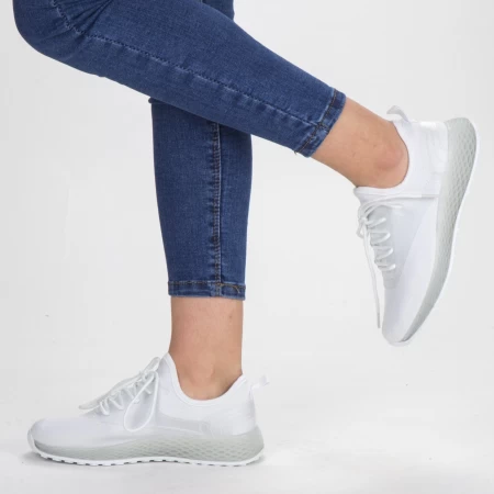 Frauen YKQ62 Weiße Sportschuhe Mei