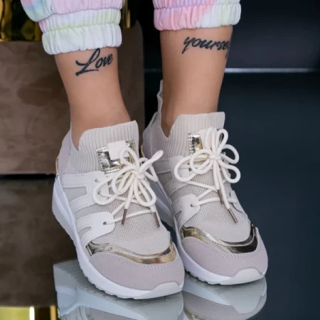 Frauen xj30 Sportschuhe Beige Mei