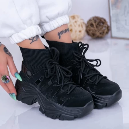Sportschuhe auf der WL119 -Plattform schwarz | Mei