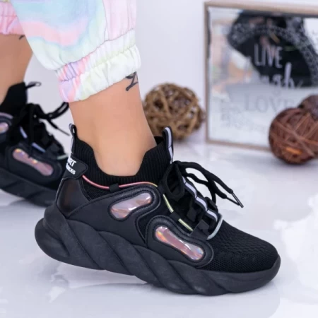 Frauen Sportschuhe xj33 schwarz Mei