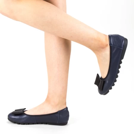 Ballerinas 6179-2 Blau Gebildet