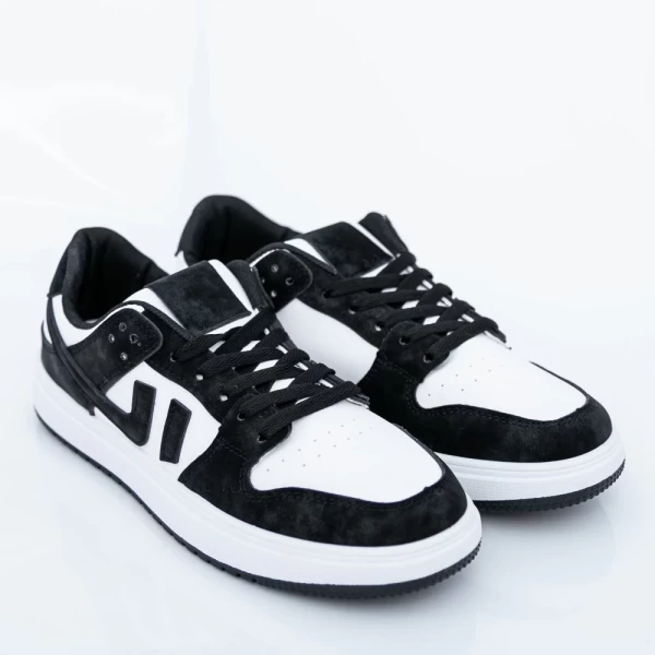 Herren Sportschuhe AJ03-1 Black-Biała | Mode