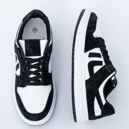 Herren Sportschuhe AJ03-1 Black-Biała | Mode