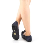 Ballerinas 6179-2 Blau Gebildet