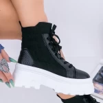 Sommerstiefel für Frauen WL179 Czarny-Biała | Mei