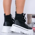 Sommerstiefel für Frauen WL179 Czarny-Biała | Mei