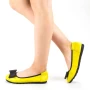 Ballerinas 6179-2 Gelb Gebildet