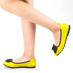 Ballerinas 6179-2 Gelb Gebildet