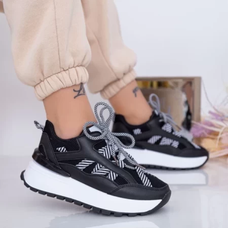 Frauen Sportschuhe x3003 schwarz Se7en