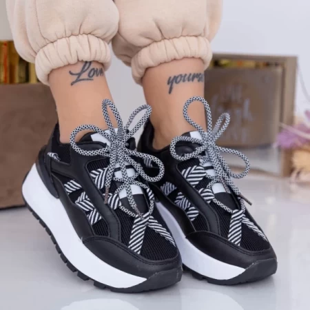 Frauen Sportschuhe x3003 schwarz Se7en