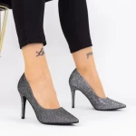 Schuhe mit dünnem Absatz xkk250b Gunmetal | Mei
