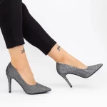 Schuhe mit dünnem Absatz xkk250b Gunmetal | Mei