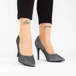 Schuhe mit dünnem Absatz xkk250b Gunmetal | Mei