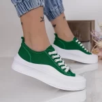 Frauen Sportschuhe D935 Grün Se7en