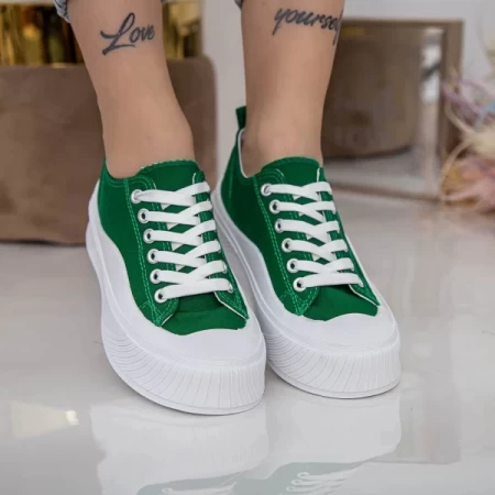 Frauen Sportschuhe D935 Grün Se7en