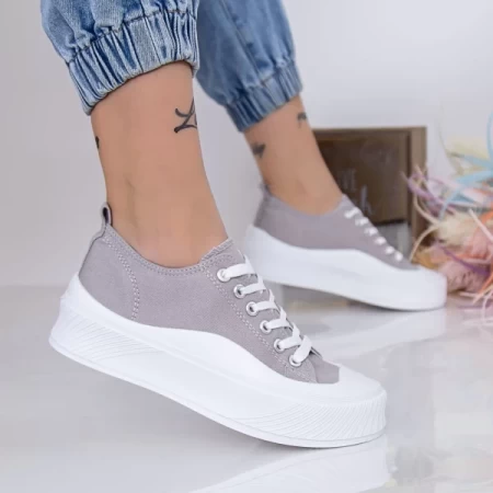 Frauen Sportschuhe D935 Grau Se7en