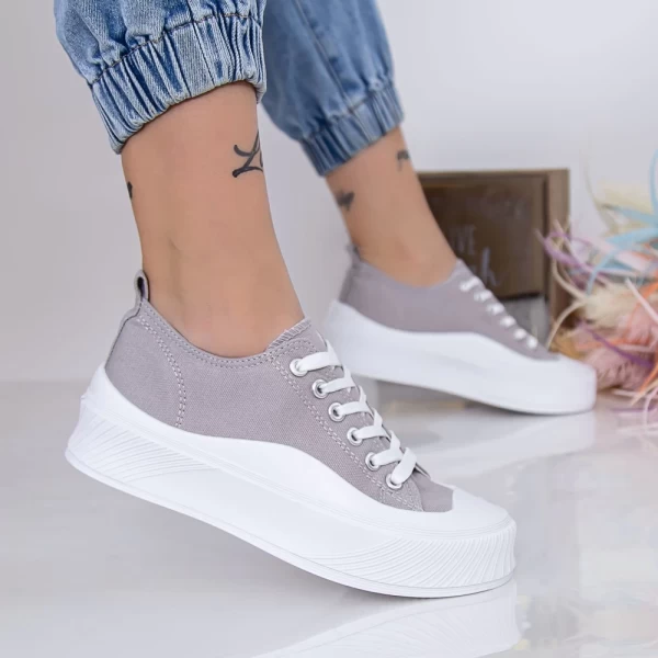 Frauen Sportschuhe D935 Grau Se7en