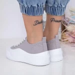 Frauen Sportschuhe D935 Grau Se7en