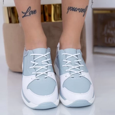 Frauen Sportschuhe AW199 Weißblau Engelblau