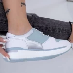 Frauen Sportschuhe AW199 Weißblau Engelblau