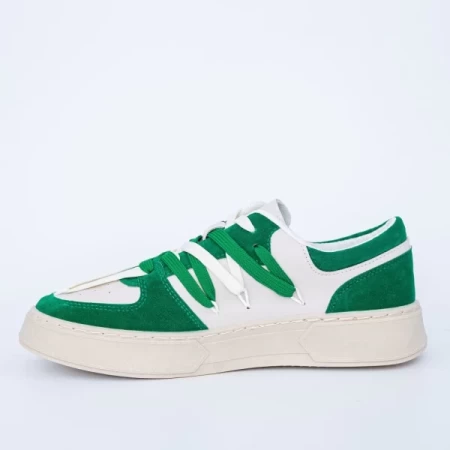 Herren Sportschuhe D963 Beige-grün Se7en