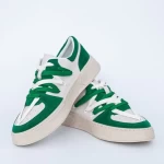 Herren Sportschuhe D963 Beige-grün Se7en